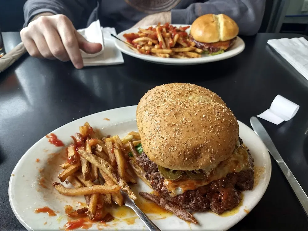 3 Alarm Burger with Egg over Medium