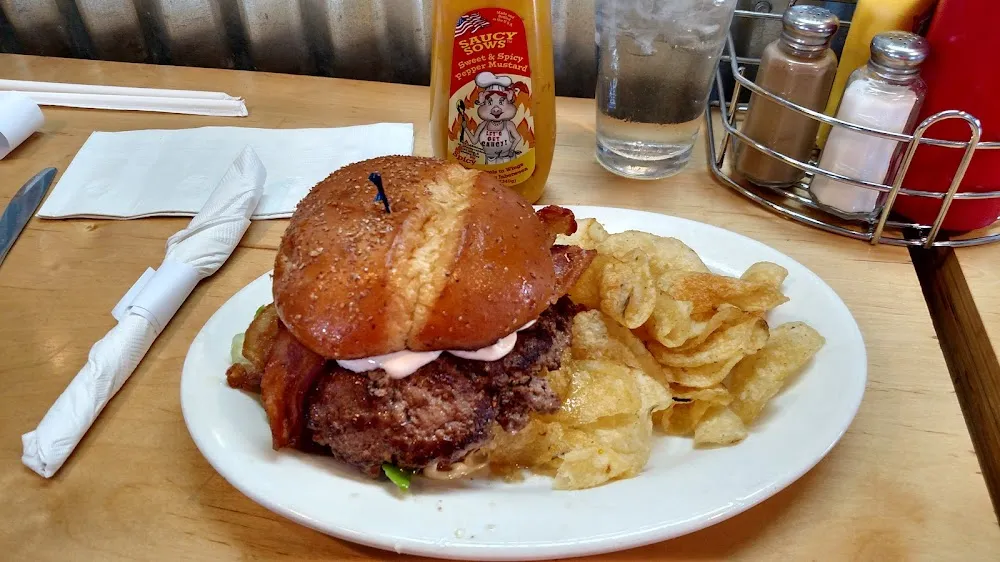 Black and Blue Burger