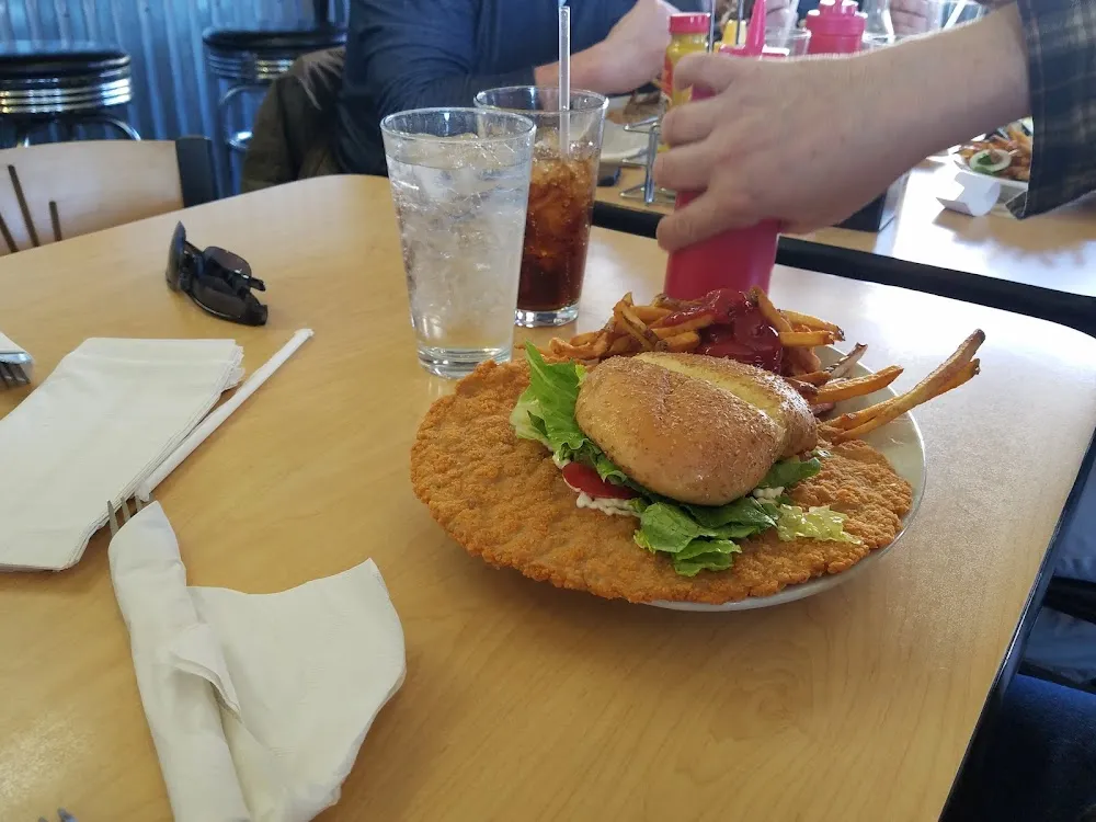 Breaded Texas Tenderloin and Crispy Fries