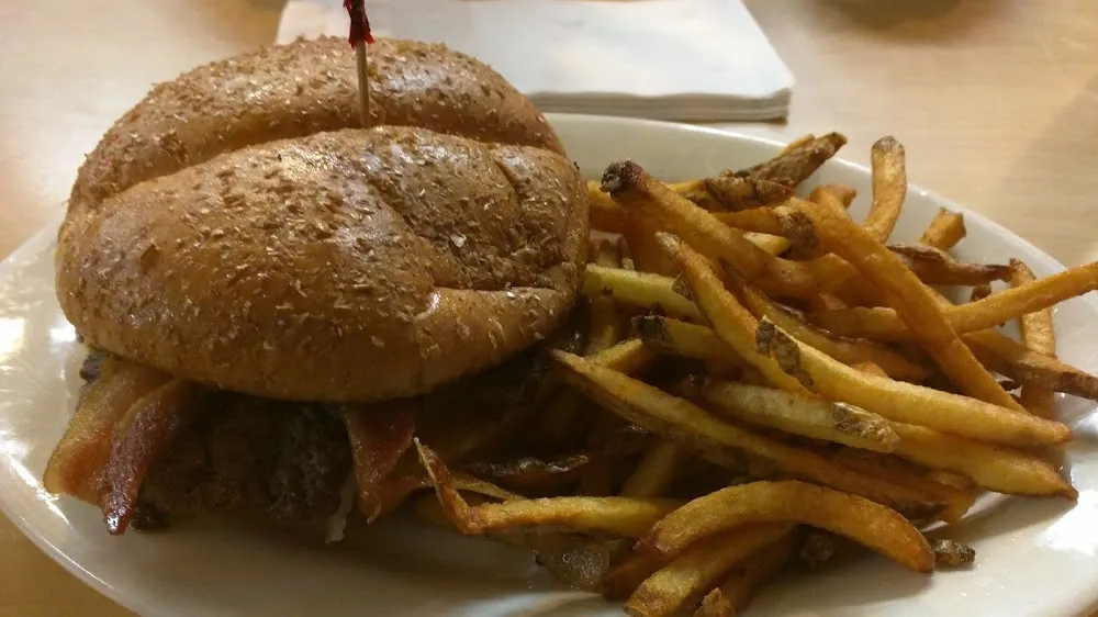 Hamburger and Fries